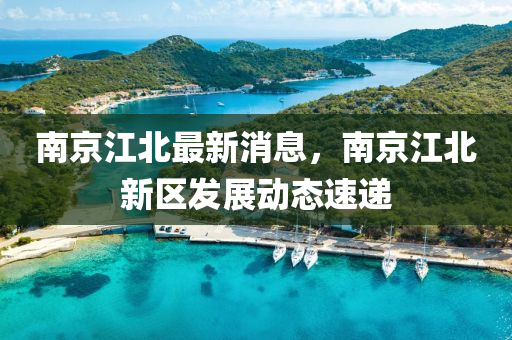 南京江北最新消息，南京江北新区发展动态速递