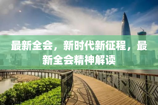 最新全会，新时代新征程，最新全会精神解读