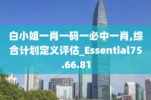 白小姐一肖一码一必中一肖,综合计划定义评估_Essential75.66.81