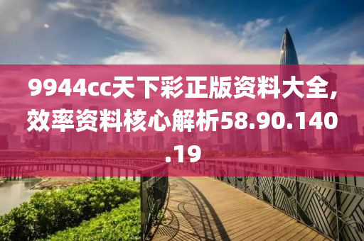 9944cc天下彩正版资料大全,效率资料核心解析58.90.140.19