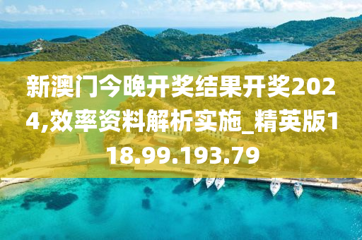 新澳门今晚开奖结果开奖2024,效率资料解析实施_精英版118.99.193.79