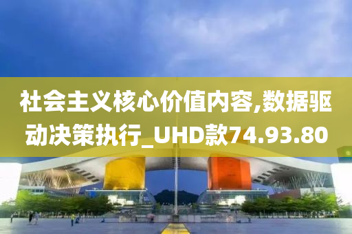 社会主义核心价值内容,数据驱动决策执行_UHD款74.93.80