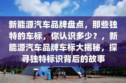 新能源汽车品牌盘点，那些独特的车标，你认识多少？，新能源汽车品牌车标大揭秘，探寻独特标识背后的故事