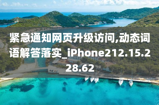 紧急通知网页升级访问,动态词语解答落实_iPhone212.15.228.62