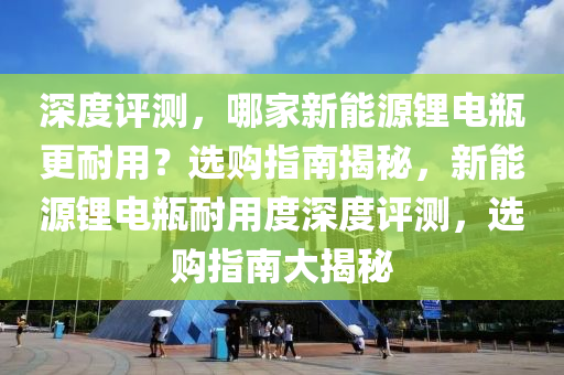 深度评测，哪家新能源锂电瓶更耐用？选购指南揭秘，新能源锂电瓶耐用度深度评测，选购指南大揭秘