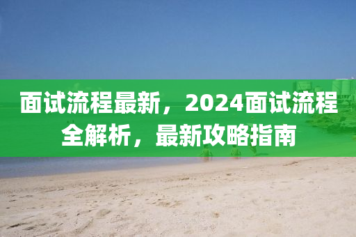 面试流程最新，2024面试流程全解析，最新攻略指南