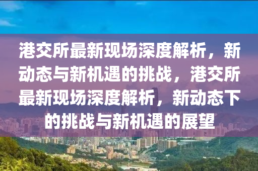 港交所最新现场深度解析，新动态与新机遇的挑战，港交所最新现场深度解析，新动态下的挑战与新机遇的展望