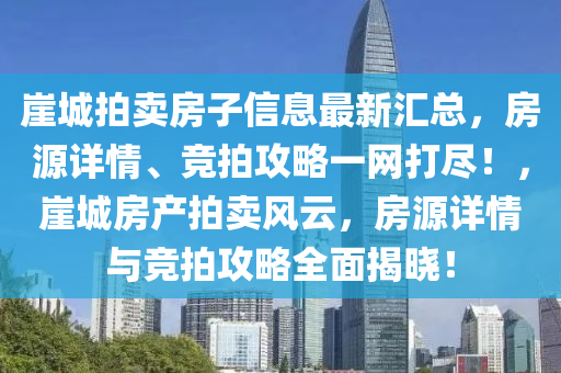 崖城拍卖房子信息最新汇总，房源详情、竞拍攻略一网打尽！，崖城房产拍卖风云，房源详情与竞拍攻略全面揭晓！