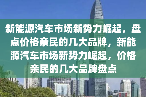 新能源汽车市场新势力崛起，盘点价格亲民的几大品牌，新能源汽车市场新势力崛起，价格亲民的几大品牌盘点