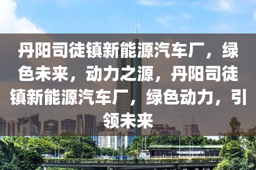 丹阳司徒镇新能源汽车厂，绿色未来，动力之源，丹阳司徒镇新能源汽车厂，绿色动力，引领未来