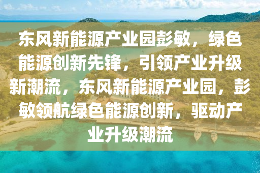 东风新能源产业园彭敏，绿色能源创新先锋，引领产业升级新潮流，东风新能源产业园，彭敏领航绿色能源创新，驱动产业升级潮流