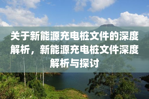 关于新能源充电桩文件的深度解析，新能源充电桩文件深度解析与探讨