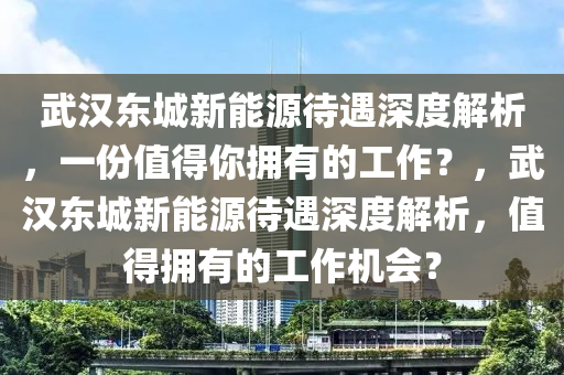 武汉东城新能源待遇深度解析，一份值得你拥有的工作？，武汉东城新能源待遇深度解析，值得拥有的工作机会？