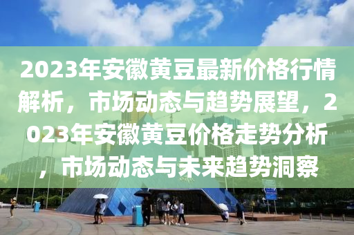 2023年安徽黄豆最新价格行情解析，市场动态与趋势展望，2023年安徽黄豆价格走势分析，市场动态与未来趋势洞察