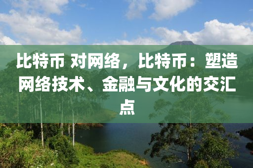 比特币 对网络，比特币：塑造网络技术、金融与文化的交汇点