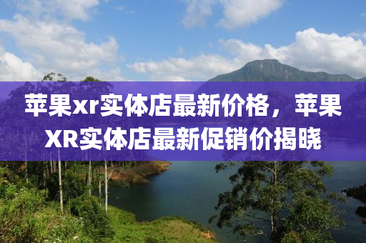 苹果xr实体店最新价格，苹果XR实体店最新促销价揭晓