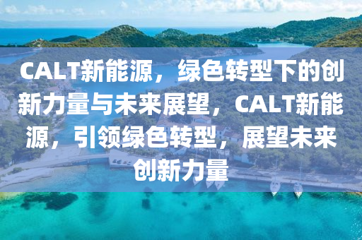 CALT新能源，绿色转型下的创新力量与未来展望，CALT新能源，引领绿色转型，展望未来创新力量