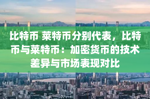 比特币 莱特币分别代表，比特币与莱特币：加密货币的技术差异与市场表现对比