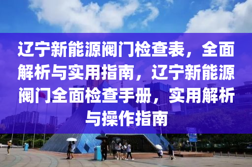 辽宁新能源阀门检查表，全面解析与实用指南，辽宁新能源阀门全面检查手册，实用解析与操作指南