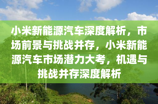 小米新能源汽车深度解析，市场前景与挑战并存，小米新能源汽车市场潜力大考，机遇与挑战并存深度解析