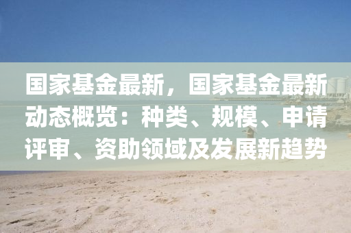 国家基金最新，国家基金最新动态概览：种类、规模、申请评审、资助领域及发展新趋势