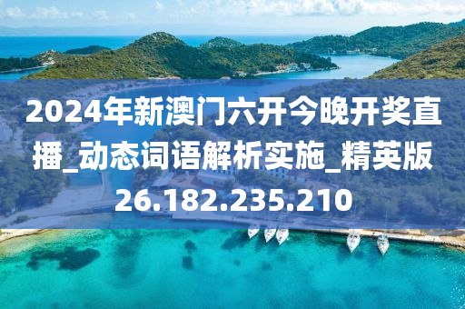 2024年新澳门六开今晚开奖直播_动态词语解析实施_精英版26.182.235.210