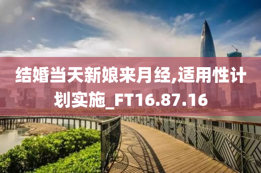 结婚当天新娘来月经,适用性计划实施_FT16.87.16