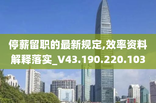 停薪留职的最新规定,效率资料解释落实_V43.190.220.103