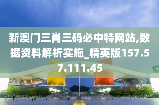 新澳门三肖三码必中特网站,数据资料解析实施_精英版157.57.111.45