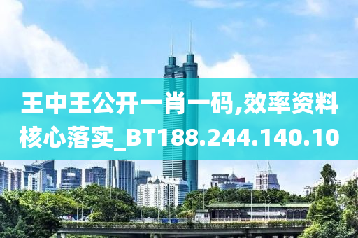 王中王公开一肖一码,效率资料核心落实_BT188.244.140.100