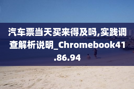 汽车票当天买来得及吗,实践调查解析说明_Chromebook41.86.94