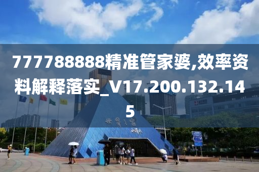 777788888精准管家婆,效率资料解释落实_V17.200.132.145