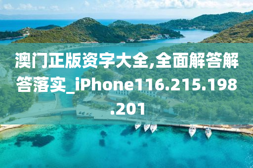 澳门正版资字大全,全面解答解答落实_iPhone116.215.198.201