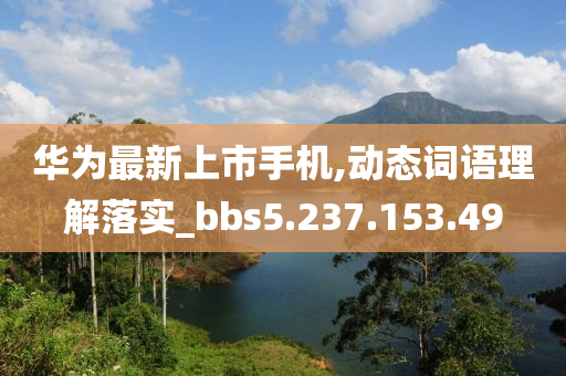 华为最新上市手机,动态词语理解落实_bbs5.237.153.49