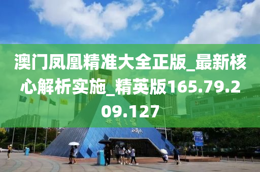 澳门凤凰精准大全正版_最新核心解析实施_精英版165.79.209.127