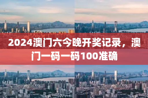 2024澳门六今晚开奖记录，澳门一码一码100准确