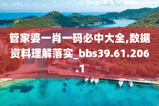 管家婆一肖一码必中大全,数据资料理解落实_bbs39.61.206.1