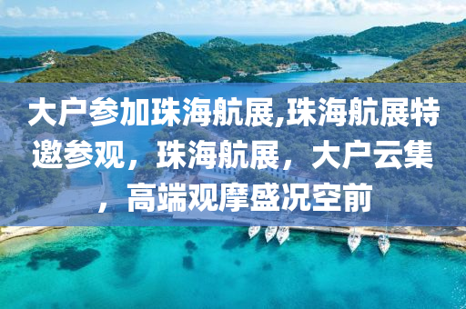 大户参加珠海航展,珠海航展特邀参观，珠海航展，大户云集，高端观摩盛况空前