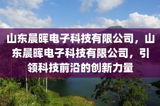 山东晨晖电子科技有限公司，山东晨晖电子科技有限公司，引领科技前沿的创新力量