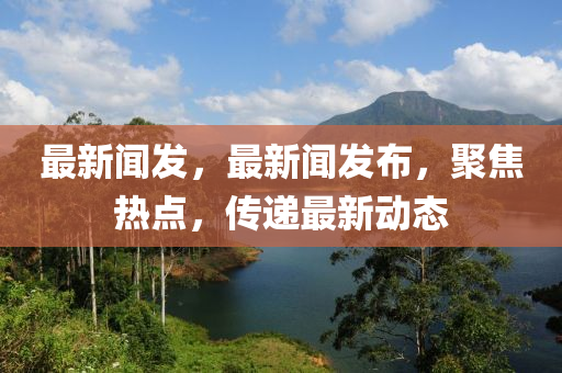 最新闻发，最新闻发布，聚焦热点，传递最新动态