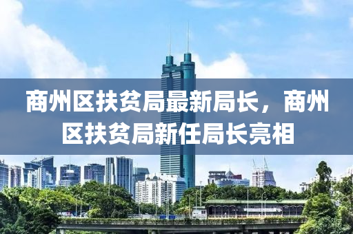 商州區(qū)扶貧局最新局長(zhǎng)，商州區(qū)扶貧局新任局長(zhǎng)亮相