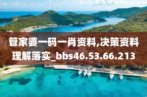 管家婆一码一肖资料,决策资料理解落实_bbs46.53.66.213