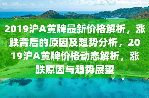 2019滬A黃牌最新價(jià)格解析，漲跌背后的原因及趨勢(shì)分析，2019滬A黃牌價(jià)格動(dòng)態(tài)解析，漲跌原因與趨勢(shì)展望