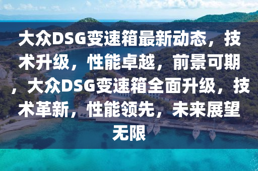 大眾DSG變速箱最新動態(tài)，技術升級，性能卓越，前景可期，大眾DSG變速箱全面升級，技術革新，性能領先，未來展望無限