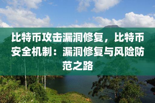 比特幣攻擊漏洞修復，比特幣安全機制：漏洞修復與風險防范之路