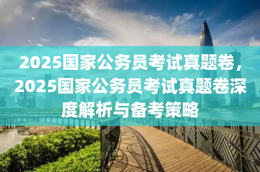 2025國(guó)家公務(wù)員考試真題卷，2025國(guó)家公務(wù)員考試真題卷深度解析與備考策略