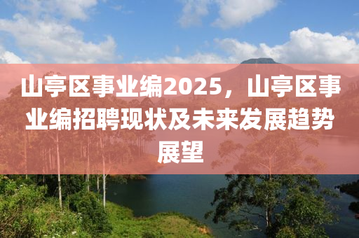 山亭區(qū)事業(yè)編2025，山亭區(qū)事業(yè)編招聘現(xiàn)狀及未來發(fā)展趨勢展望