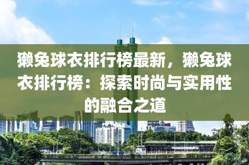 獺兔球衣排行榜最新，獺兔球衣排行榜：探索時(shí)尚與實(shí)用性的融合之道