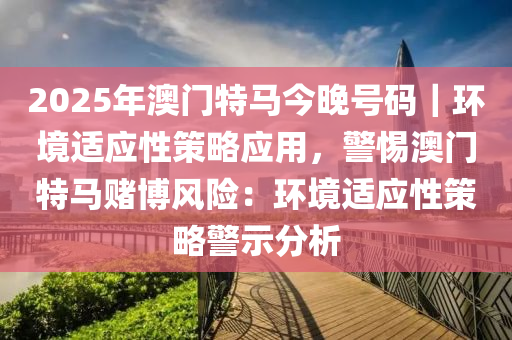 2025年澳門特馬今晚號碼｜環(huán)境適應(yīng)性策略應(yīng)用，警惕澳門特馬賭博風(fēng)險：環(huán)境適應(yīng)性策略警示分析