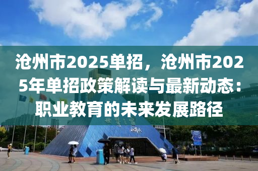 滄州市2025單招，滄州市2025年單招政策解讀與最新動態(tài)：職業(yè)教育的未來發(fā)展路徑